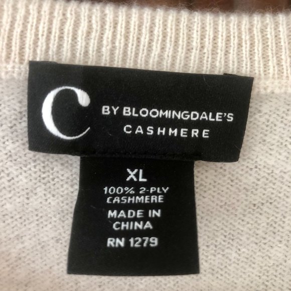 Bloomingdale's Cashmere Crew Neck Sweater (XL) - Picture 3 of 7